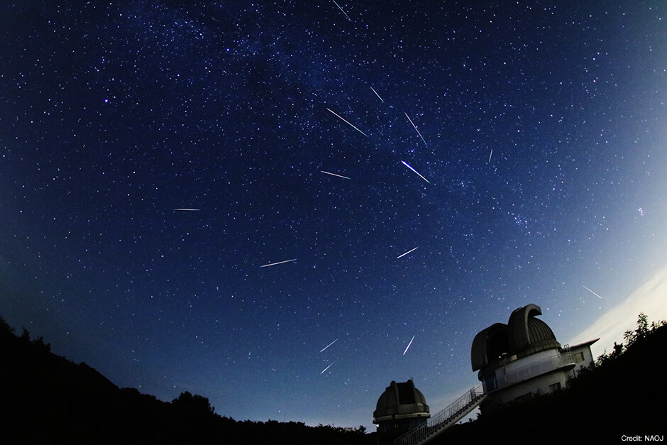 ペルセウス流星群2019年!見どころ、ベストの時期・時間帯・方角は?